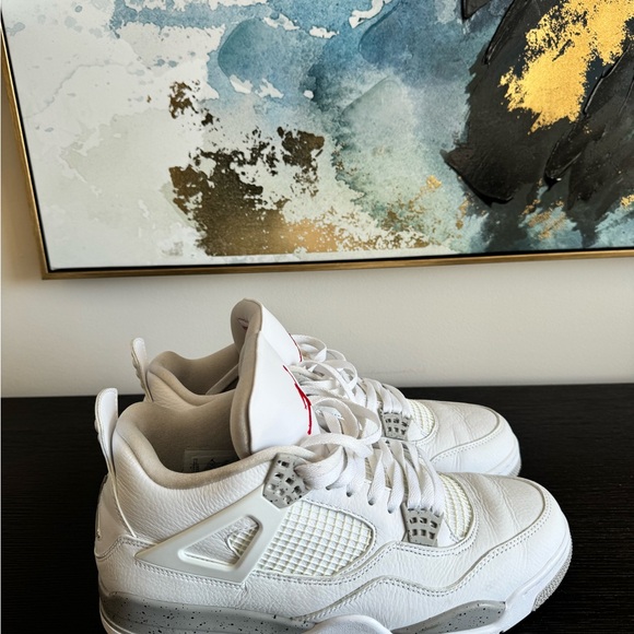 air jordan 4 white oreo women